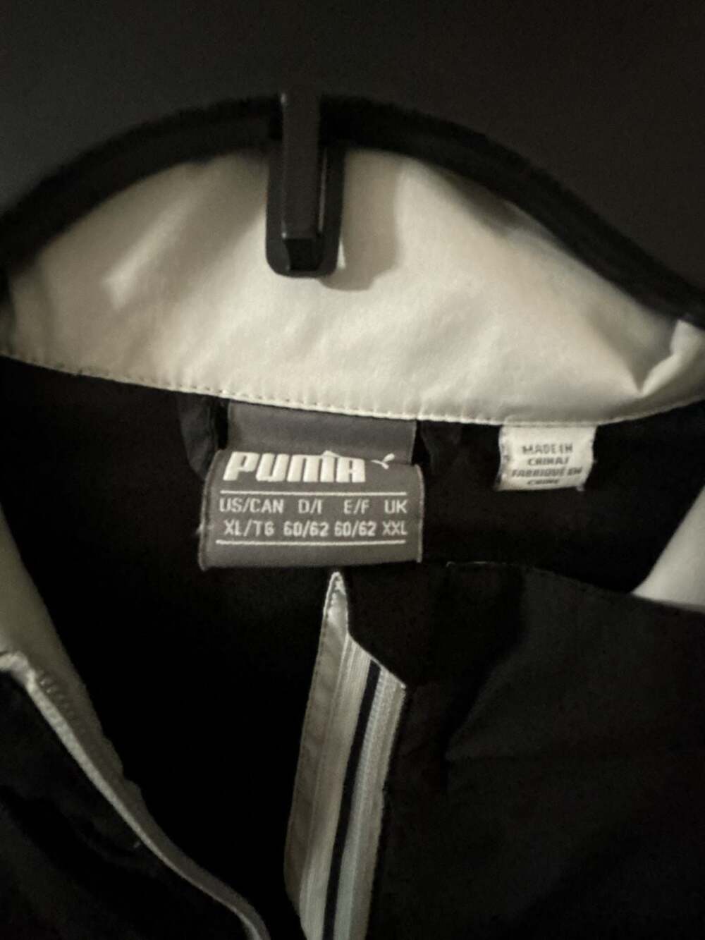 Puma Golf 1/2 Zip Windbreaker Jacket Size XL Black Admiral Baker